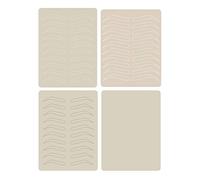 HEALLILY 4 Fogli Pelle per Tatuaggi per Pratica Pelle Sintetica Microblading Tattoo Practice Skin per principianti ed esperti