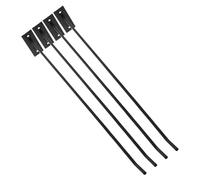 HEALLILY 4 Pezzi Supporto a Muro per Palloni Yoga con Struttura Resistente in Facile da Installare per Organizzare Spazi Sportivi e Domestici