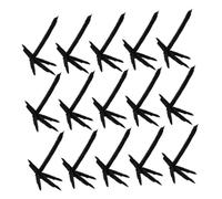 HEALLILY 50 Pezzi Accessori Per Zampe Di Corvo Zampe Di Gallina Giocattolo Accessori Per Artigli Di Pollo Artiglio Giocattolo Decorazione Del Corvo Di Halloween Nero Plastica