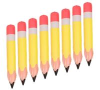 HEALLILY 8 palloncini gonfiabili giganti a matita per il ritorno a scuola puntelli decorativi divertenti decorazioni per aule e feste di compleanno, design leggero e sicuro in PVC realistico