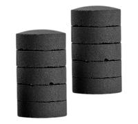 HEALLILY Carbone di Legna Mattonelle 10 Pezzi per Caminetto e Grill da Esterno, Senza Fumo, Materiale Naturale, Ideale per Picnic e Escursioni Outdoor