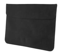 HEALLILY Custodia Chiusura in Artificiale o Pelle 13.3/14 Pollici e Laptop Nera Magnetica, Design Compatto Protezione Contro Urti, per Viaggio in Treno Aeroporto
