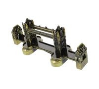 HEALLILY Del Ponte della Torre Arredamento della Torre Desktop da Collezione London Tower Bridge Sculpture Collezione del Ponte Torre Vintage Souvenir di Londra caffè Lega di Zinco