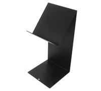 HEALLILY Espositore per libri in metallo, verticale, salvaspazio, per librerie, banconi da cucina, biblioteche e scrivanie da lettura, dal design minimalista ed elegante