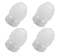 HEALLILY Gommini Auricolari in Silicone per Stetoscopio, 4 Pezzi, Forma di Zucca, Materiale Delicato sulla Pelle, Ricambio per Ospedale e Clinica