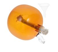 HEALLILY Lampada a olio ricaricabile in vetro borosilicato, elegante illuminazione per interni, per decorare la casa, crea un'atmosfera accogliente per matrimoni ed eventi, lanterna a olio inodore per