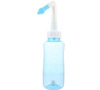 HEALLILY Neti Pot Facile da Usare in Plastica Blu per Lavaggio Nasale 300ml Pulitore Naso Bottiglia per Lavaggi Nasali e Sicura Colore Casuale per Adulti