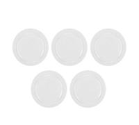 HEALLILY Pad Antiscivolo Auto Cruscotto, Supporto Cellulare Auto, Tappetino in PU Bianco, 5 Pezzi, Alta Adesione, Resistente al Calore, per Cruscotto