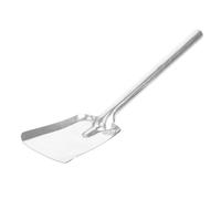 HEALLILY Paletta per Carbone in Ferro Spesso Manico per Pulizia Stufa e Cucina, Resistente e Comoda per Raccogliere Cenere e Carbone