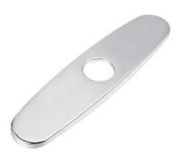 HEALLILY Piastra Copriforo Rubinetto Cucina Accessorio per Lavello in Acciaio Inossidabile Argento 20cm, Facile da Installare per Cucina Domestica