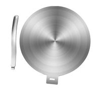 HEALLILY Piastra Diffusore Calore in Acciaio per Induzione Adattatore Induzione Resistente Temperature Distribuzione Calore Uniforme per Pentole e Scongelamento Rapido