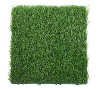 HEALLILY Piastrelle di Artificiale, Tappeto in Artificiale per Patio e Balcone, Verde, Plastico, Aspetto Realistico, Bassa Manutenzione, per Decorazione Esterna di Cortile
