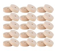 HEALLILY Ruote in Legno Piccole Migliorano Creatività e Abilità Pratiche 30 Pezzi Accessori per Giocattoli per Fai da Te per Decorazioni e Artigianato a Casa