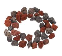 HEALLILY Set di Pietre Vulcaniche Marroni per Acquario e Stagno, Decorazione Naturale Resistente e Decorativa per Vasi e Percorsi Esterni, 200g
