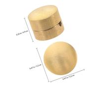 HEALLILY Sordina per Violoncello in Ottone Colore Oro, Facile da Installare e Robusta, Accessorio Cilindrico per Controllo del Tono