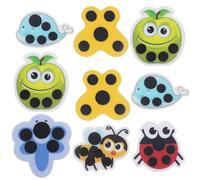 HEALLILY Strisce per Termometro Frontale per Bambino 9 Pezzi Strisce per Termometro Adesivo Riutilizzabili per Bambini per Letture Istantanee per Il Controllo Della Temperatura Dell'adulto Del Bambino