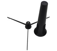 HEALLILY Supporto Ferro in Plastico e Soprano Sassofono Pieghevole per a Nero, Robusto e Stabile, Design Semplice ed per Esposizione e Conservazione Strumenti