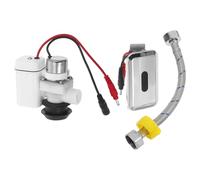 HEALLILY Valvola di Scarico Automatica Facile da Sostituire Materiale Abs per Orinatoio Sensore Intelligente per Scuole e Centri Commerciali