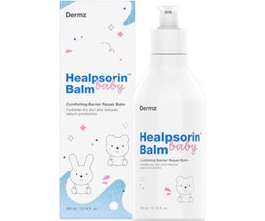 Healpsorin Balsamo Bambini - Crosta Lattea, Eczema, Pelle Sensibile, 300ml | Con ceramidi, consolida, prebiotici e provitamina B5, scioglie le squame e aiuta la rigenerazione, 300ml