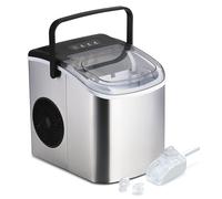 HealSmart Macchina per il ghiaccio per piano di lavoro, 9 cubetti di ghiaccio pronti in 6 minuti, 11,8 kg di ghiaccio/24 ore, con funzione autopulente, cucchiaio e cestino, per casa, cucina,
