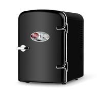 HealSmart Mini frigo portatile, 4 litri e 6 lattine frigoriferi compatti con finestra di osservazione, 100% ultimo intervento freon ed ecologico per bevande, alimenti,