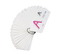 HEALSOPTHY 1 Set Carte per Flash Card Educative per Apprendimento Alfabeto Materiale Sicuro e Design per Sviluppo Linguistico Infantile
