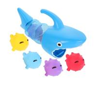 HEALSOPTHY 1 Set Giocattoli da pesca ad acqua Giocattoli da bagno giocattolo di pesce giocattoli per giochi d'acqua Giocattolo in piscina adorabile giocattolo da bagno plastica Blu