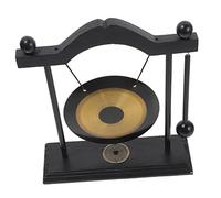 HEALSOPTHY 1 set Gong da Scrivania Ottone Vintage Decorazione Feng Shui per Interni Stabilità Eccellente per Meditazione e Arredamento Moderno