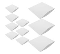 HEALSOPTHY 10 Pezzi Custodie Protettive per Vinili Buste Esterne Anti-statiche in Carta Kraft Copertine Bianche Vuote per Album Buste per Dischi in Vinile per Collezionisti