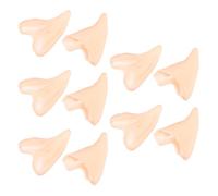 HEALSOPTHY 10 Pezzi Orecchie Finte Goblin in Lattice Ecologico, Accessori per Trucco e Cosplay Halloween, Oggetti di Scena Riutilizzabili per Feste e Travestimenti