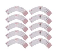 HEALSOPTHY 10 Set Set di Mini Carte da Gioco Poker Portatile in Carta Resistente per Viaggi e Feste Familiari Design Unico e Creativo, per Mini Giochi da Tavolo e Viaggio