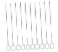 HEALSOPTHY 10 Spazzole Pulizia Cannucce e Bottiglie in Inossidabile Cannucce Tubi Borracce e Kit Detergente per Infusori Tè e Pompa Latte