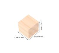 HEALSOPTHY 100 Pezzi Cubi Legno Naturale Non Finiti per Giochi Educativi e Attività Creative Blocchi Cubici Legno per Scuola Casa e Laboratori Stem
