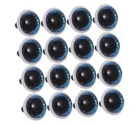 HEALSOPTHY 100 Set Occhi Glitter in Resina Pupilla Decentrata Occhi Finti Colorati per Animali di Peluche e Fai da Te Creativo