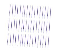 HEALSOPTHY 100pezzi Penna Marcatura Tessuto Cancellabile Ad Alta Temperatura Ricariche Penne Termiche Sottili Blu per Cucito Ricamo e Sartoria Traccia Preciso e Sparizione con Calore per Uso