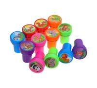 HEALSOPTHY 12 Timbri Mini Animali Cartoni per Stamper per e attività Manuali per Scuola e Giochi Scrapbooking