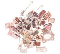 HEALSOPTHY 120 Pezzi Adesivi Scrapbooking Vintage Floreali Etichette Adesive per Notebook e Album Fai da Te Decorazioni Creative per Diario e Progetto DIY