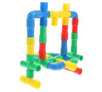 HEALSOPTHY 1set Blocchi Costruzioni Plastica Per Ragazzo Ragazza Giocattolo Educativo Per Apprendimento Precoce e Sicuro Creatività Senza Limiti