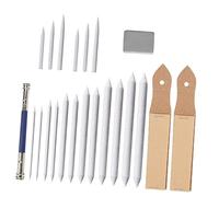HEALSOPTHY 1set Disegno Professionale Kit di Strumenti per Schizzi e Carta per Disegno Inclusi Pennelli per Sfumarlo e Accessori Vari per Scuola e Disegni all Aperto