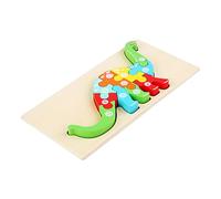 HEALSOPTHY 1set Puzzle Legno Con Dinosauri Giocattolo Educativo Per Ragazzo Ragazza Da Stimola Immaginazione e Coordinazione Motoria