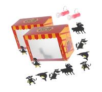 HEALSOPTHY 2 Impostati Kit Teatro Marionette Ombra Te Creativo Educativo per Narrazione e Gioco Artigianale Interattivo