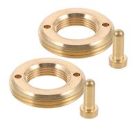 HEALSOPTHY 2 Pezzi Adattatore Base Antenna Nmo con Staffa di Montaggio per Tetto Auto e Marina Vhf Uhf Connettore Femmina per Montaggio Antenna Hood