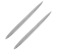 HEALSOPTHY 2 Pezzi Clay Fettling Knife Multifunctional Pottery Shaping Hole Punch Tools in Stainless Steel Precision Sculpting Scraper for Ceramic Art Wax Carving And Clay Modeling