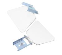 HEALSOPTHY 2 Pezzi Copertura di Sicurezza per Smerigliatrice da Banco Protezione Occhi Trasparente in Metallo di Precisione Scudo Paraschizzi per Macchine da Lavoro