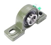 HEALSOPTHY 2 pezzi Cuscinetti Sfera Autoallineanti in Ghisa Blocco Montato con Doppia Vite Basso Rumore Impermeabili e Antipolvere per Macchine Cnc e Precisione
