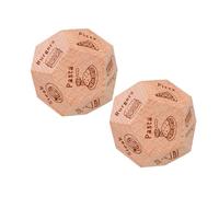 HEALSOPTHY 2 Pezzi Dinner Decision Dice in Dadi Unici per Opzione Pasti Gioco Originale per Compagni e Gruppo Accessorio Divertente per Cene e Incontri