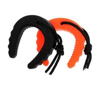 HEALSOPTHY 2 Pezzi Fermaporta Antipizzicamento per Porte di Emergenza C Tipo Cunei Sicurezza in Plastica Resistente Blocca Porte Antischiacciamento per Vie di Fuga e Uso Multifunzionale