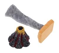 HEALSOPTHY 2 pezzi Modellino di Eruzione Vulcanica e Tornado Artificiale per Giochi Educativi Riproduzione Realistica di Disastri Naturali per Esperimenti Scientifici e Decorazione