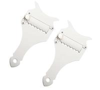 HEALSOPTHY 2 Pezzi Rasoio in Acciaio Inox per Grattugia Cioccolato e Formaggio Affetta Tartufi Professionale Resistente alla Ruggine Utensile Pratico per Cucina e Pasticceria