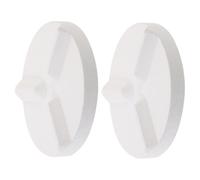 HEALSOPTHY 2 Pezzi Stuoie Supporto Refrattario in Ossido per Forno Ceramica Tappetino Resistente e Compatto per Cottura e Progetti Artistici